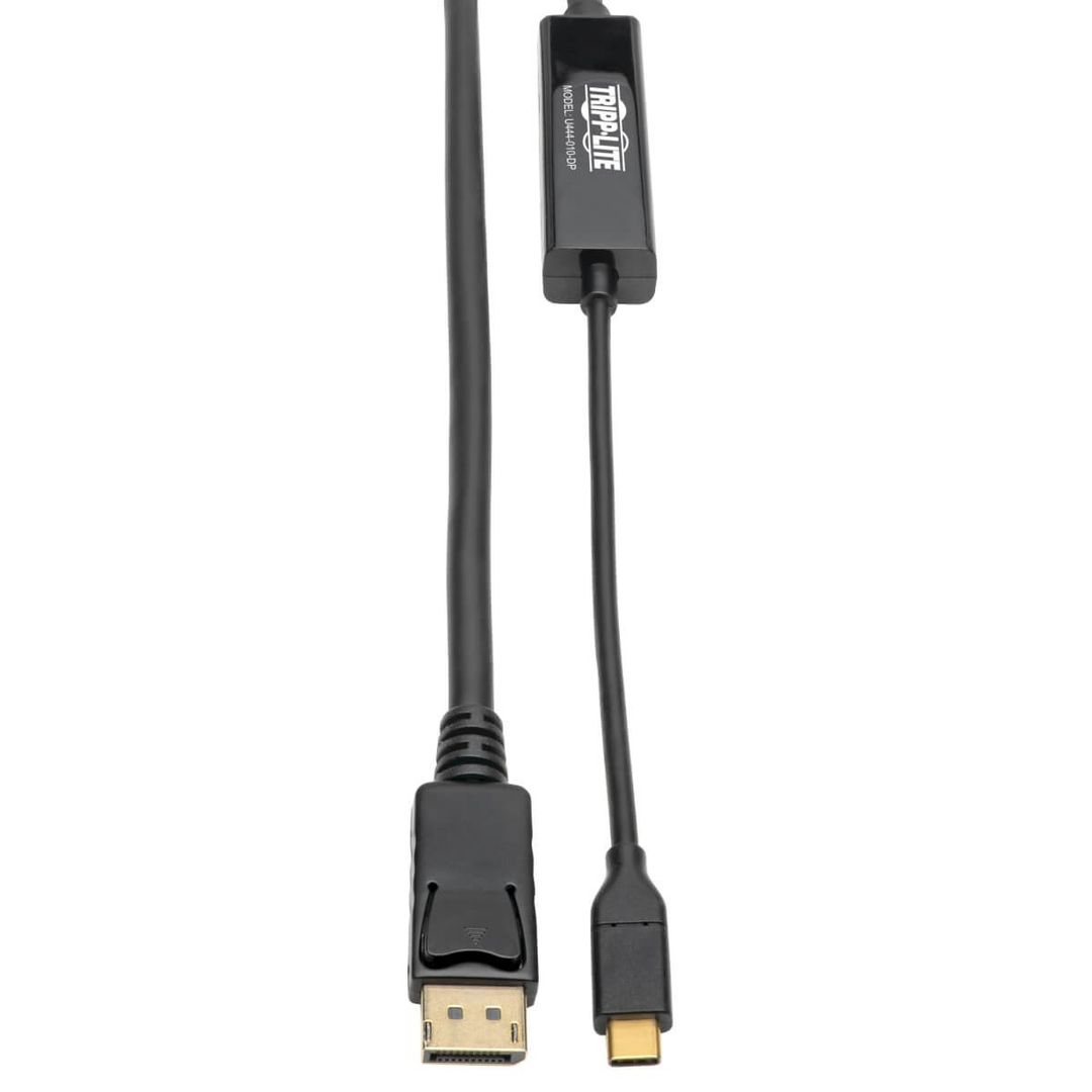 Tripp Lite U444-010-DP USB-C to DisplayPort Active Adapter Cable (M/M), 4K 60 Hz, 10 ft. (3.1 m) - Image 1