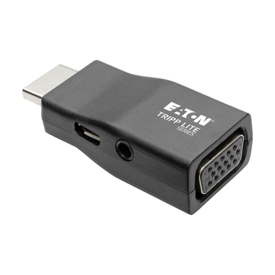 Tripp Lite P131-000-A Compact HDMI to VGA Adapter Video Converter with Audio (M/F) - Image 1