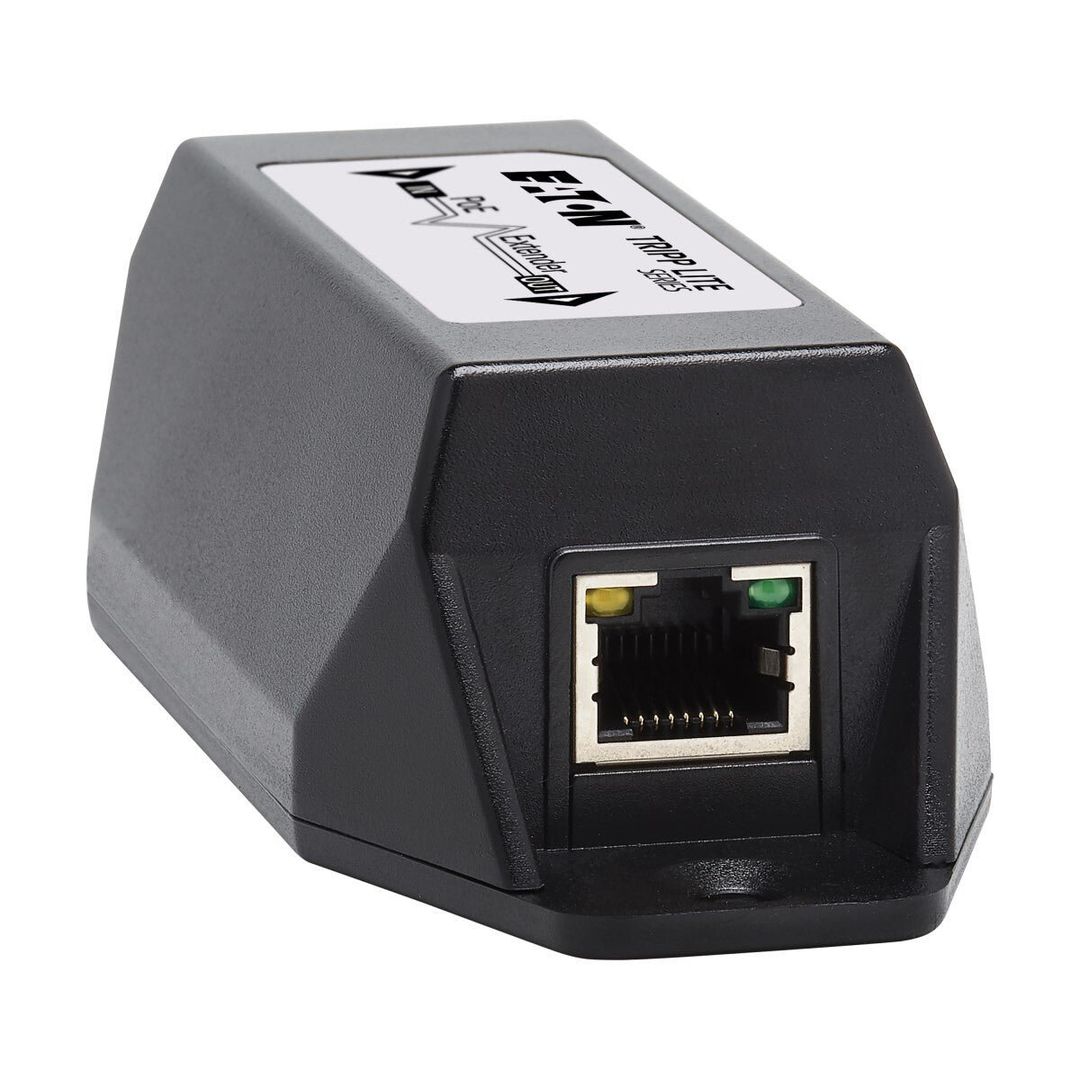 Tripp Lite NPOE-EXT-1G30 1-Port Gigabit Ethernet PoE+ Extender/Repeater - Cat5e/6/6a, 30W, 328 ft. (100 m) - Image 1