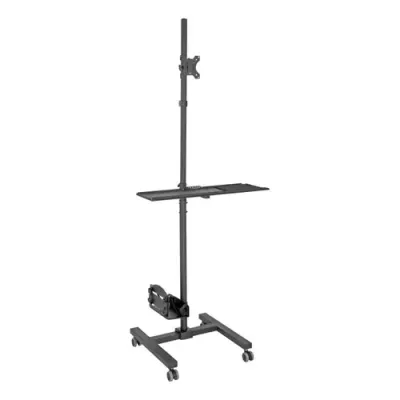 Tripp Lite DMCS1732S Mobile Workstation with Monitor Mount - For 17" to 32" Displays, Height Adjustable - Thumbnail 2