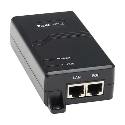 Tripp Lite NPOE-30W-1G-INT Gigabit PoE+ Midspan Active Injector - IEEE 802.3at/802.3af 30W 1 Port International Power Cords Gigabit Ethernet 101001000 Mbit/s IEEE 802.3 IEEE 802.3ab IEEE 802.3af IEEE 802.3at IEEE 802.3u Cat5 Cat5e Cat6