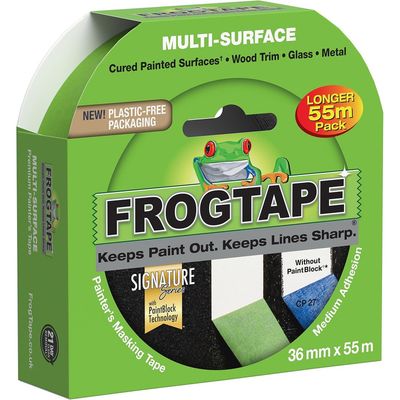 Frogtape Green Multi Surface Masking Tape, 36mm x 55m - Thumbnail 4