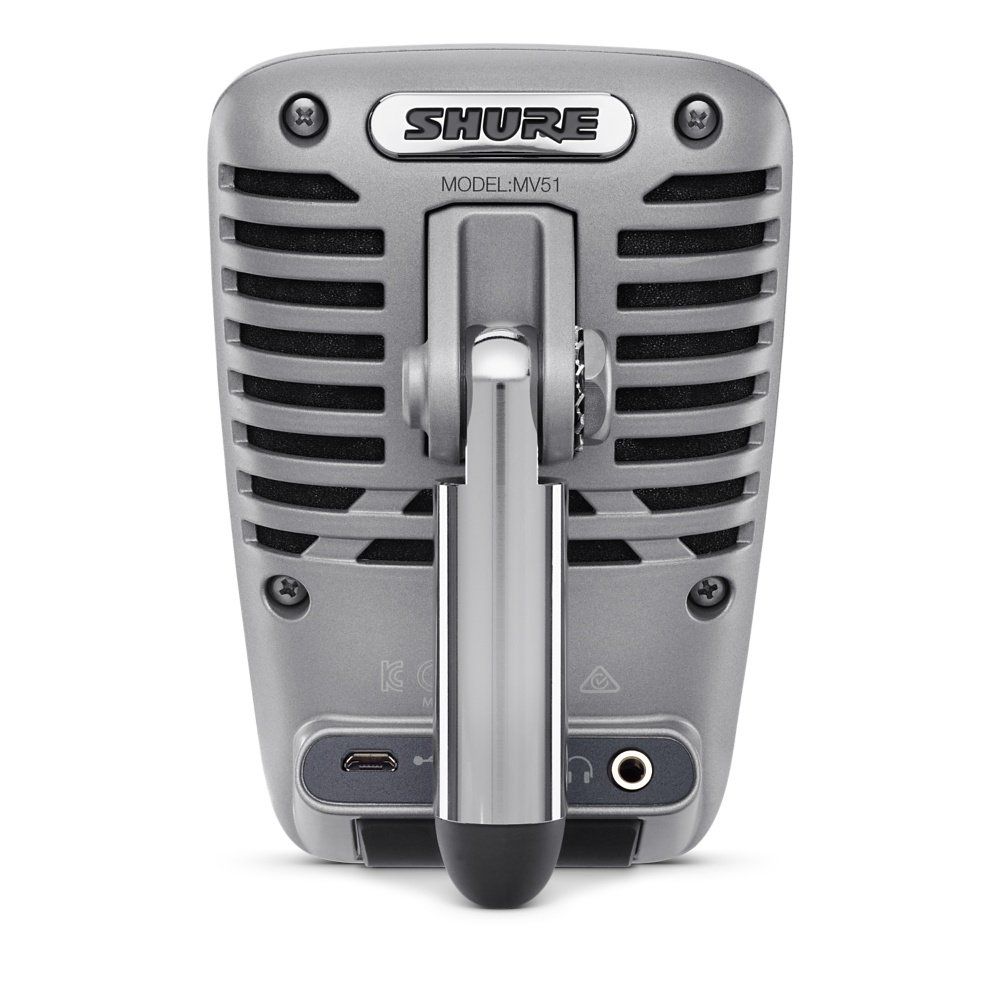 Shure MOTIV MV51 Grey Digital camcorder microphone - Image 1