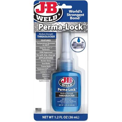 J-B Weld 24236UK Perma-Lock Blue Medium Strength Threadlocker 36Ml - Thumbnail 3