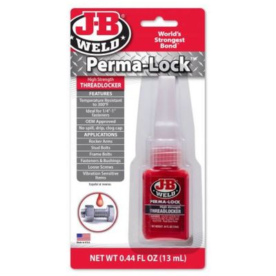 J-B Weld 27113UK Perma-Lock Red High High Strength Threadlocker 13Ml - Thumbnail 2