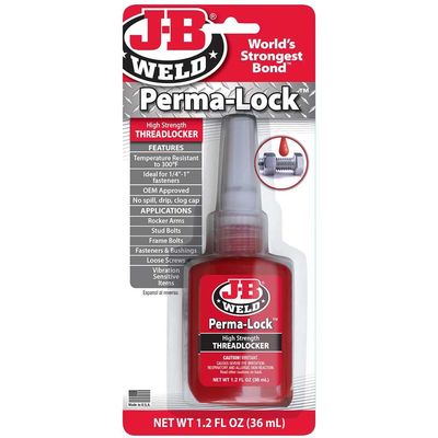 J-B Weld 27136UK Perma-Lock Red High High Strength Threadlocker 36Ml - Thumbnail 3