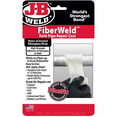 J-B Weld 38260UK Fiberweld™ Pipe Repair Cast 5 X 152Cm - Thumbnail 2