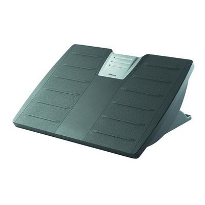 Fellowes Foot Rest Under Desk - Office Suites Under Desk Foot Rest Ergonomic Foot Rest with 3 Height Adjustable Positions & Antibacterial Technology - Foot Rest Stool for Office & Home - Black