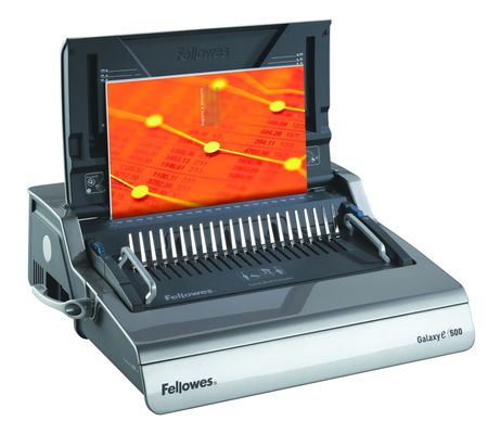 Fellowes Galaxy E Comb Comb binding machine 500 sheets Black Silver