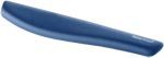 Fellowes Keyboard Wrist Rest - PlushTouch Wrist Rest with Non Skid Rubber Base & Antibacterial Protection - Ergonomic Wrist Support for Computer Laptop Home Office Use - Blue - Image 1