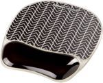 Fellowes Mouse Mat Wrist Support - Photo Gel Mouse Pad with Non Slip Rubber Base & Antibacterial Protection - Ergonomic Mouse Mat for Computer Laptop Home Office Use - Chevron