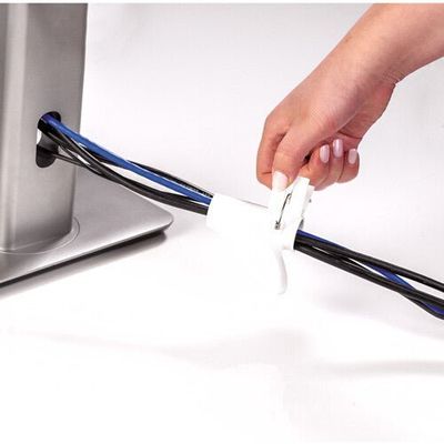 Fellowes CableZip Floor Cable flex tube White 1 pc(s) - Thumbnail 2