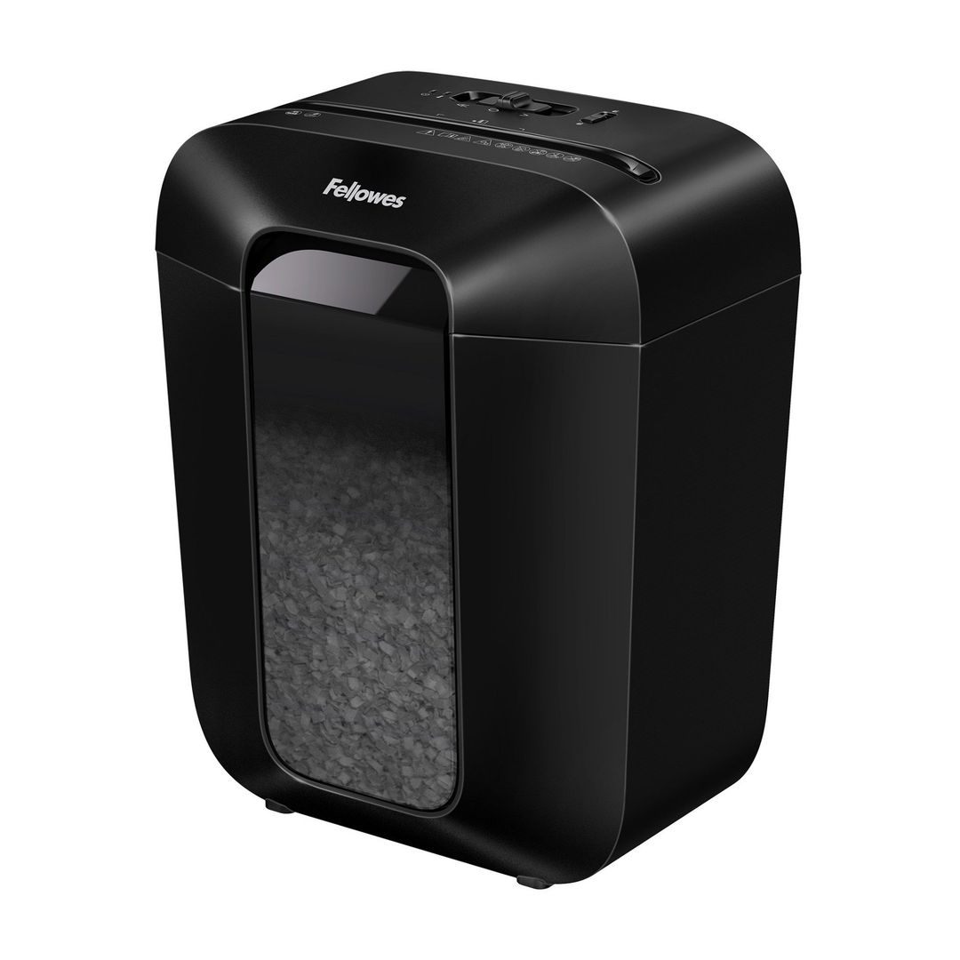Fellowes LX Series Paper Shredder LX41 8 Sheet Mini Cut Shredder with 17 Litre Bin Advanced Security P4 - Image 1