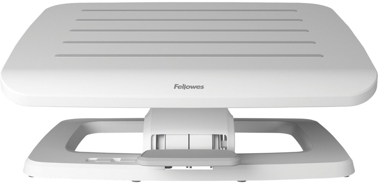 Fellowes Foot Rest Under Desk - Hana LT Foot Support Ergonomic Foot Rest - Foot Rest Stool for Office & Home Use - White - Image 1