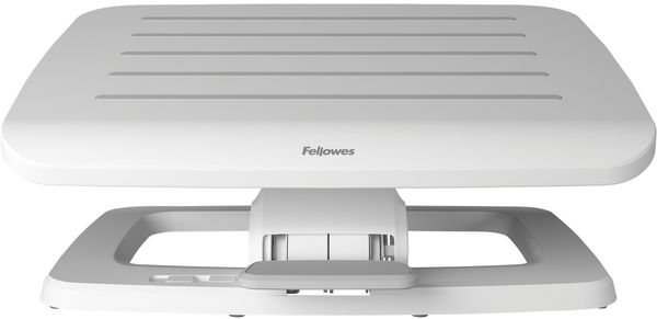 Fellowes Foot Rest Under Desk - Hana LT Foot Support Ergonomic Foot Rest - Foot Rest Stool for Office & Home Use - White
