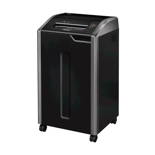 Fellowes 100063597 paper shredder Micro-cut shredding Black - Image 1