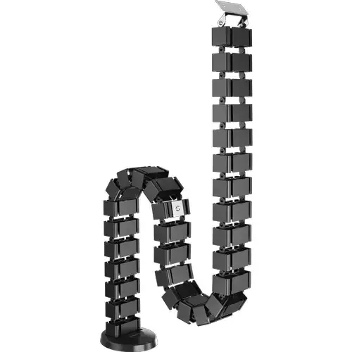 Fellowes 100136871 cable organizer Desk Cable sleeve Black 1 pc(s) - Image 1