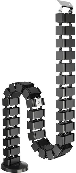Fellowes 100136871 cable organizer Desk Cable sleeve Black 1 pc(s) - Thumbnail 2