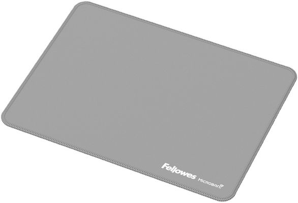 Fellowes Breyta XL Mouse Mat with Non-Slip Base XL Mouse Pad with Antibacterial Protection Grey - Thumbnail 2