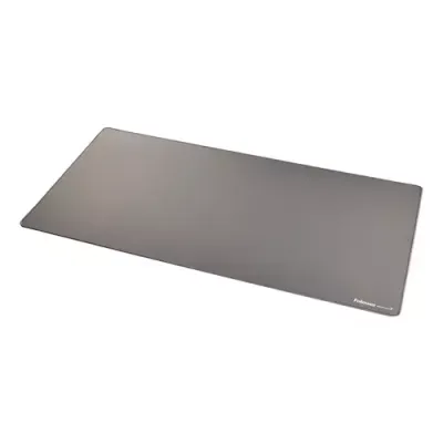 Fellowes Computer Desk Mat with Non-Slip Base Breyta Desk Mat with Antibacterial Protection Grey - Thumbnail 3