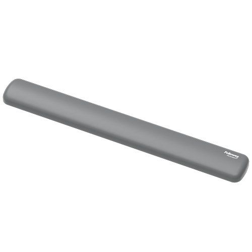 Fellowes Keyboard Wrist Rest Breyta Keyboard Wrist Support with Antibacterial Protection Ergonomic Wrist Support Grey - Image 1
