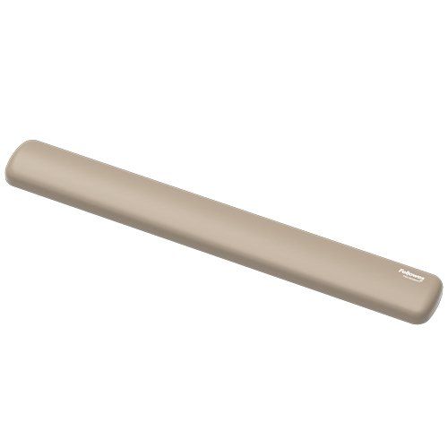 Fellowes Keyboard Wrist Rest Breyta Keyboard Wrist Support with Antibacterial Protection Ergonomic Wrist Support Sand - Image 1