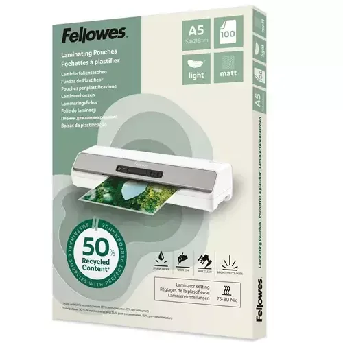 Fellowes 100143437 laminator pouch 100 pc(s) - Image 1