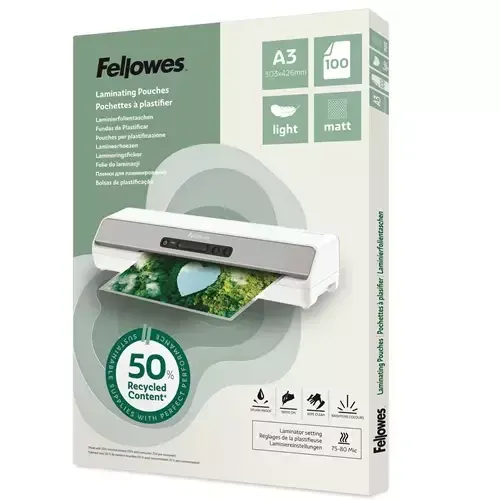 Fellowes 100143436 laminator pouch 100 pc(s) - Image 1
