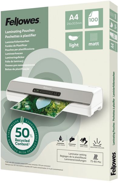 Fellowes 100143435 laminator pouch 100 pc(s)