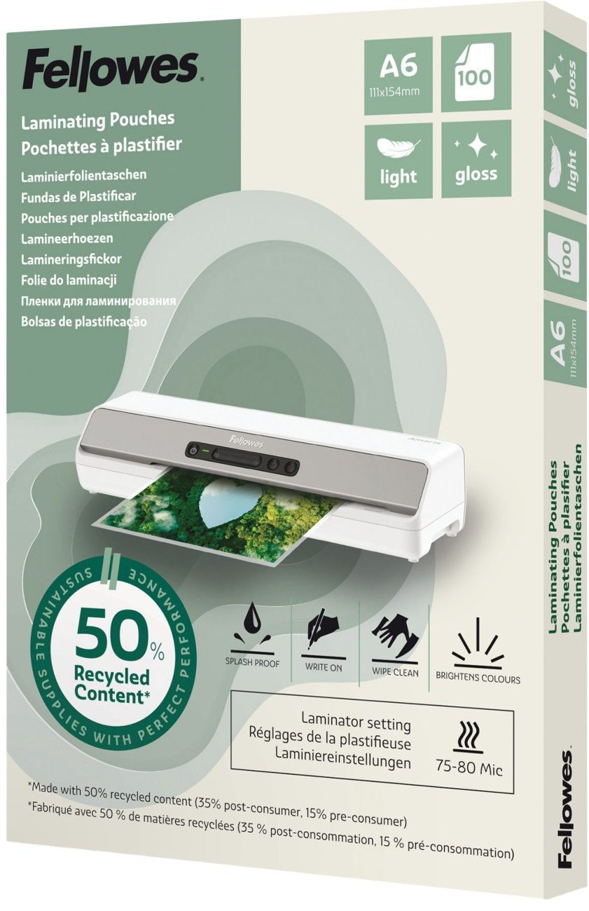 Fellowes 100143441 laminator pouch 100 pc(s) - Image 1