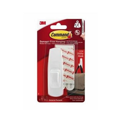3M 7100134221 home storage hook Indoor Utility hook White 1 pc(s)