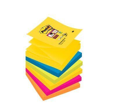 Post-It R330-6SSRIO-EU note paper Square Blue Pink Yellow Self-adhesive - Image 1