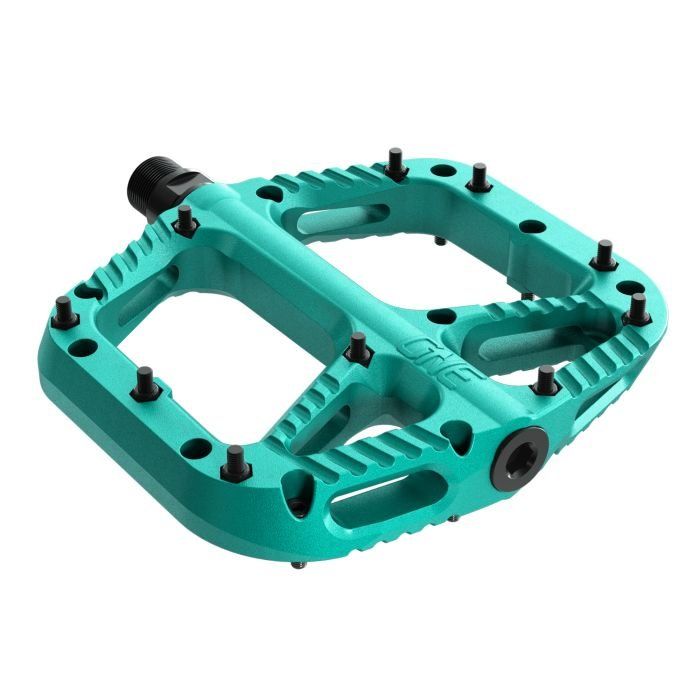 OneUp Components Composite Pedals - Turquoise - Image 1