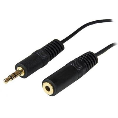 StarTech.com 12 ft PC Speaker Extension Audio Cable. Connector 1: 3.5mm Connector 1 gender: Male Connector 2: 3.5mm Connector 2 gender: Female Cable length: 3.7 m Product colour: Black