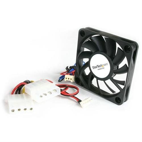 StarTech.com 50x10mm Replacement Ball Bearing Computer Case Fan TX3/LP4 Connector - Image 1