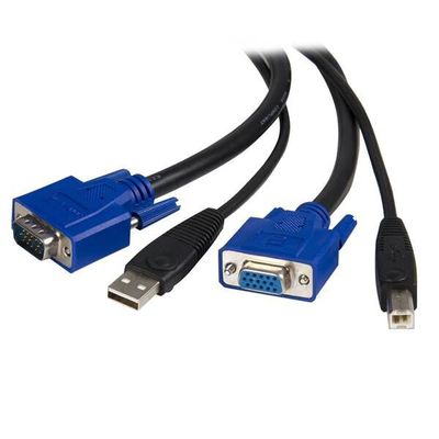 StarTech.com 6 ft 2-in-1 USB KVM Cable - Thumbnail 2
