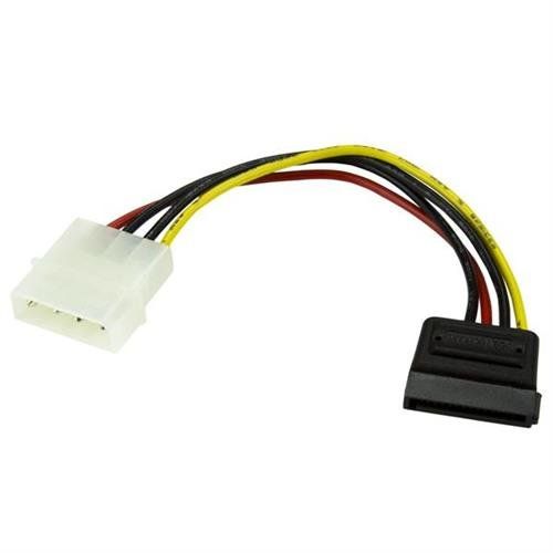 StarTech.com 6in 4 Pin LP4 to SATA Power Cable Adapter - Image 1