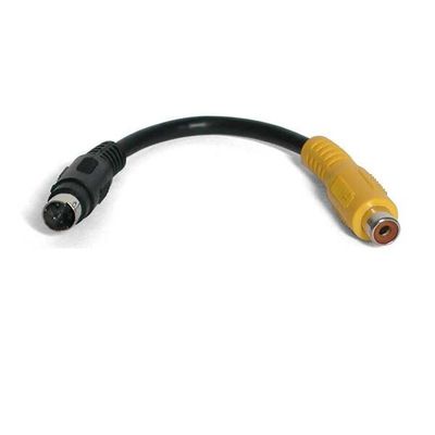 StarTech.com 6in S-Video to Composite Video Adapter Cable - Thumbnail 2