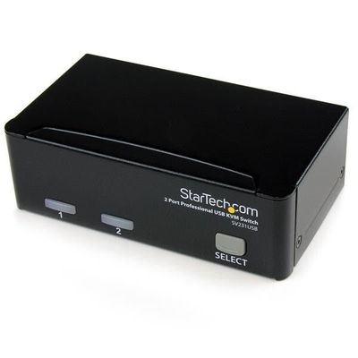 StarTech.com 2 Port Professional USB KVM Switch Kit with Cables - TAA - Thumbnail 2