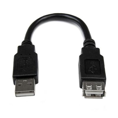 StarTech.com 6in USB 2.0 Extension Adapter Cable A to A - M/F - Thumbnail 2