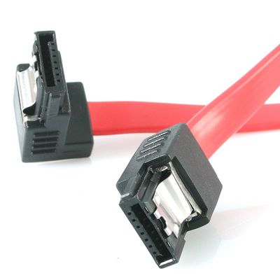 StarTech.com 18in Latching SATA to Right Angle SATA Serial ATA Cable - Thumbnail 2
