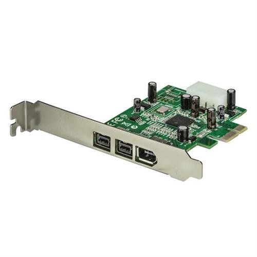 StarTech.com 3 Port 2b 1a 1394 PCI Express FireWire Card Adapter - Image 1