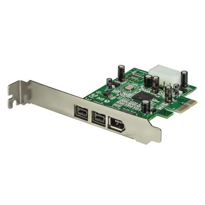 StarTech.com 3 Port 2b 1a 1394 PCI Express FireWire Card Adapter - Thumbnail 2