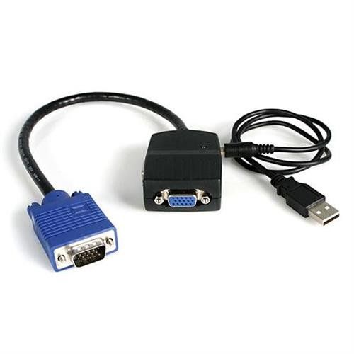 StarTech.com 2 Port VGA Video Splitter - USB Powered - Image 1
