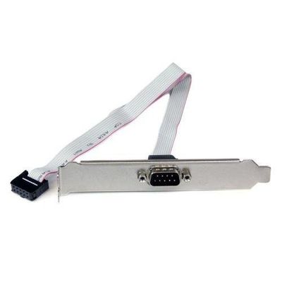 StarTech.com 16in (40cm) 9 Pin Serial Male to 10 Pin Motherboard Header Slot Plate