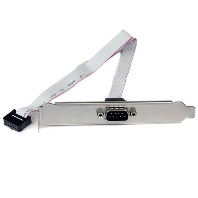 StarTech.com 16in (40cm) 9 Pin Serial Male to 10 Pin Motherboard Header Slot Plate - Thumbnail 2