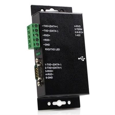 StarTech.com 1 Port Metal Industrial USB to RS422/RS485 Serial Adapter w/ Isolation - TAA. Connector 1: USB B Connector 2: RS-422/485 Cable length: 1.8 m. Product colour: Black