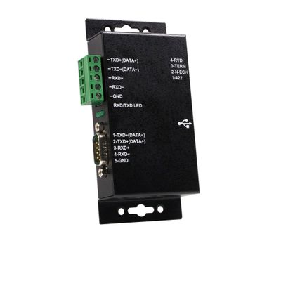 StarTech.com 1 Port Metal Industrial USB to RS422/RS485 Serial Adapter w/ Isolation - TAA. Connector 1: USB B Connector 2: RS-422/485 Cable length: 1.8 m. Product colour: Black - Thumbnail 2