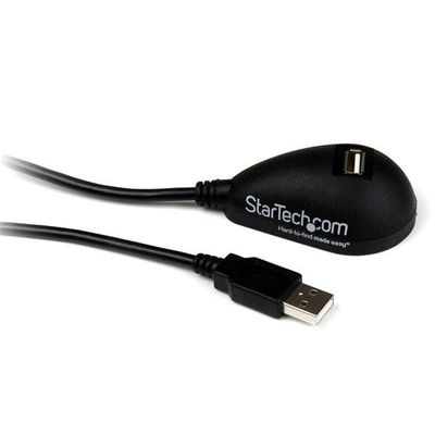 StarTech.com 5ft Desktop USB Extension Cable - A Male to A Female - Thumbnail 2
