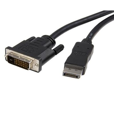 StarTech.com 10ft (3m) DisplayPort to DVI Cable - DisplayPort to DVI Adapter Cable 1080p Video - DisplayPort to DVI-D Cable Single Link - DP to DVI Monitor Cable - DP 1.2 to DVI Converter - Thumbnail 2